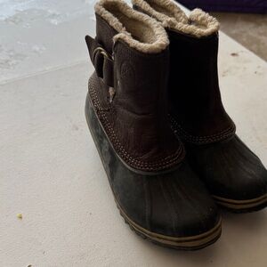 Sorel Brown and Black Winter Boots